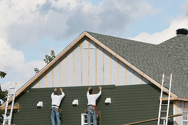 Professional Siding Replacement technician working in Ward, CO